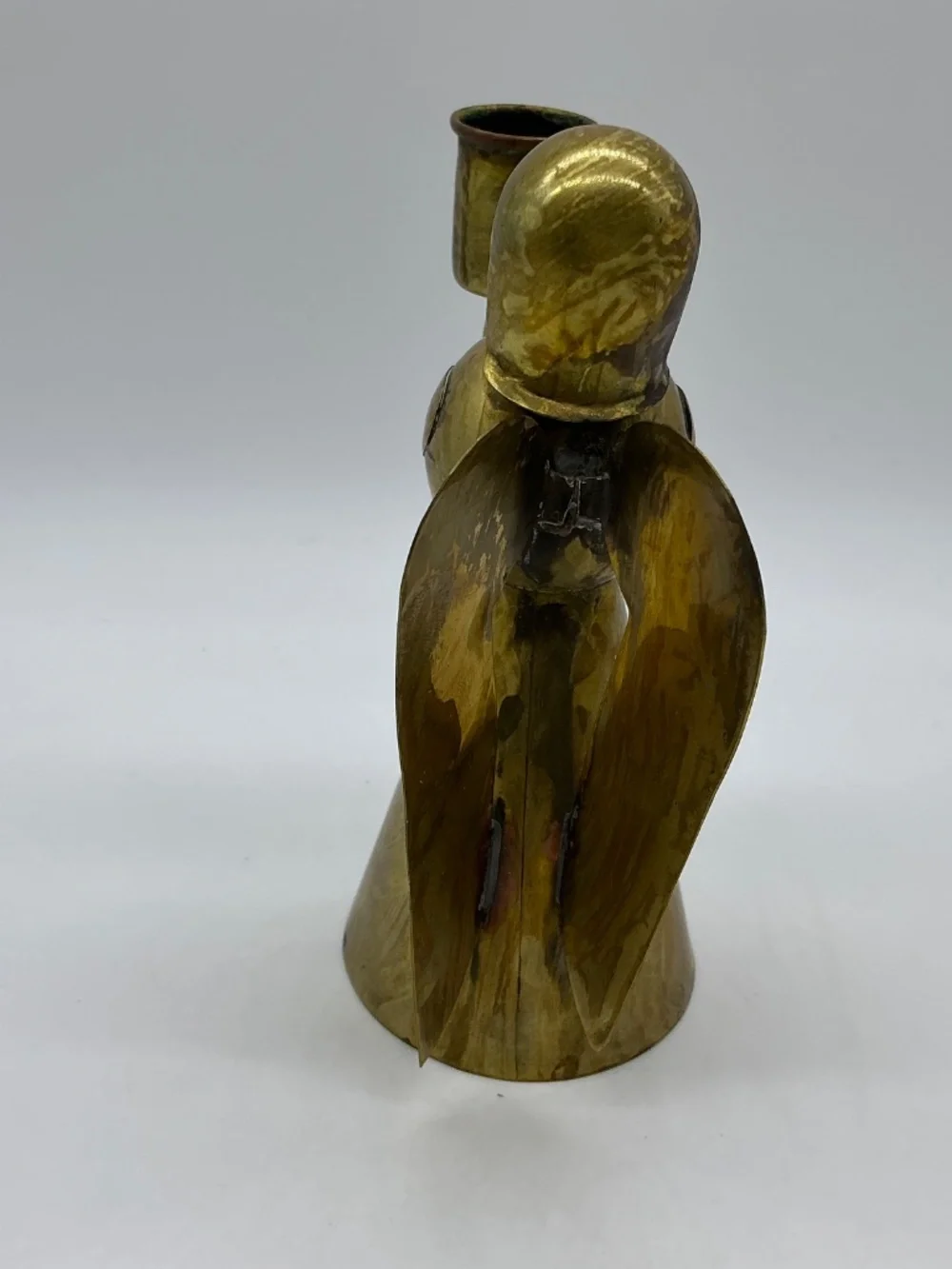 Brass Angel Candle Holder Vintage